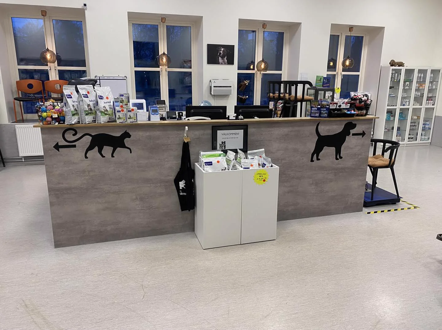 Receptionsrenovering Smådjursveterinären A6